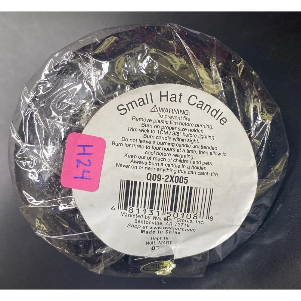 Vintage Halloween Witch Hat Candle‎ Walmart Brand 5